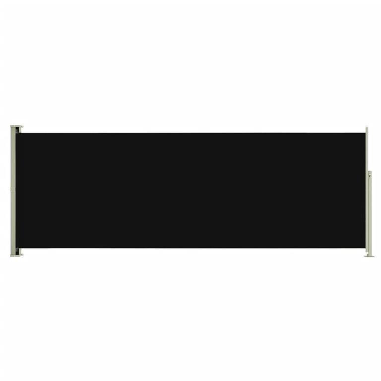 VidaXL Tuinscherm uittrekbaar 220x600 cm zwart
