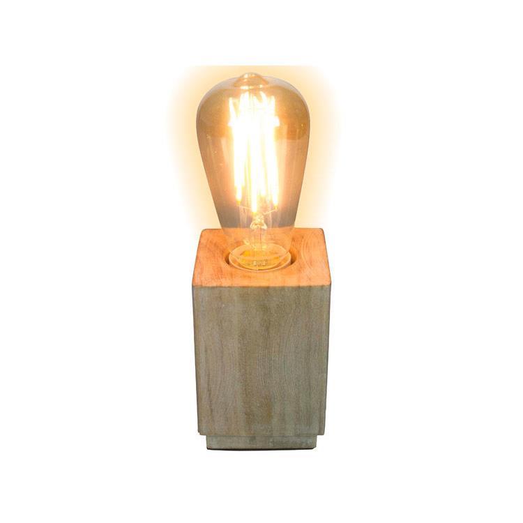 Gusta Lamp vintage hout
