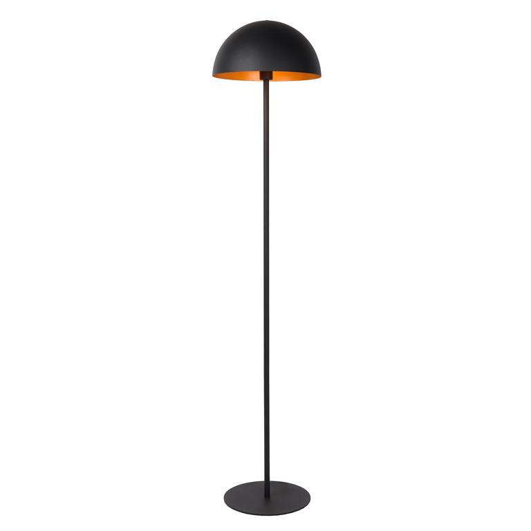 Lucide  SIEMON Vloerlamp - Zwart