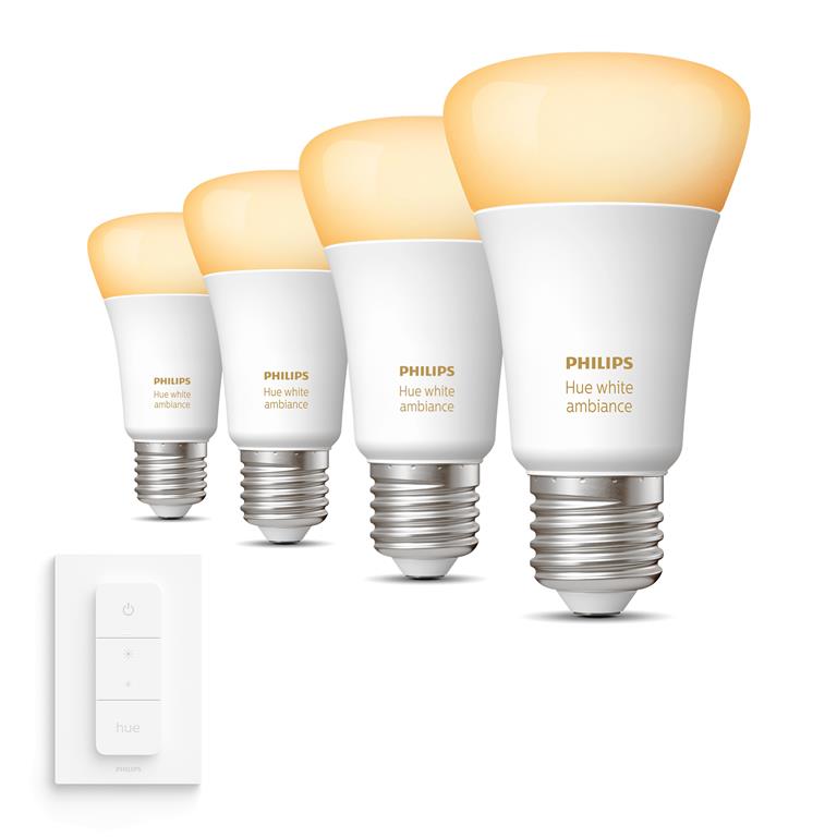 Philips Hue Uitbreidingspakket White Ambiance E27 Incl. Dimmer Switch