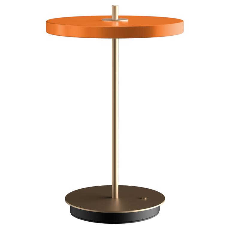 Umage Asteria tafellamp LED oplaadbaar nuance oranje