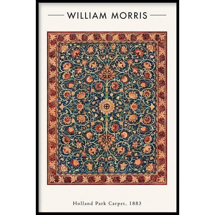 Walljar.com Walljar Poster met lijst William Morris Holland Park Carpet