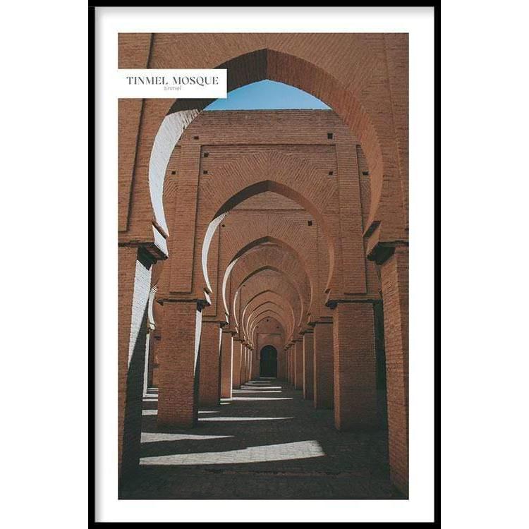 Walljar.com Walljar Poster met lijst Orange Arches
