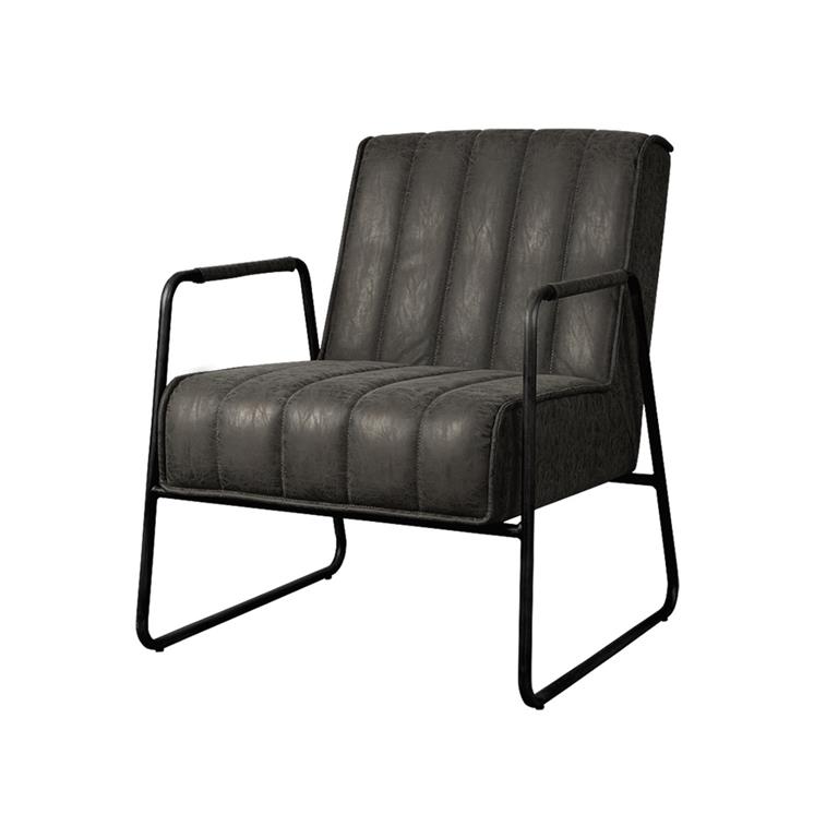 Tower Living | Santo Fauteuil | Polyester-blend | Antraciet | 64 x 76