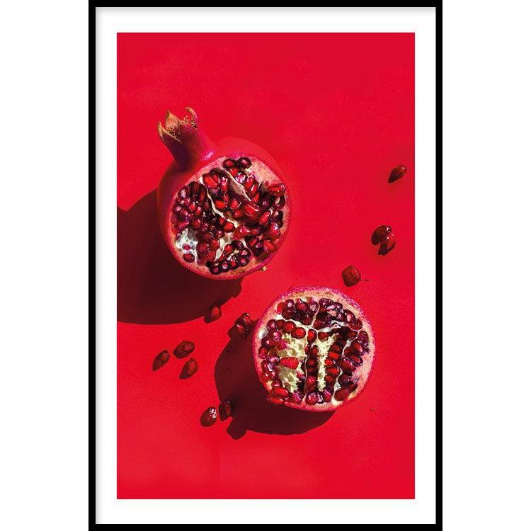 Walljar.com Walljar Poster met lijst Pomegranate