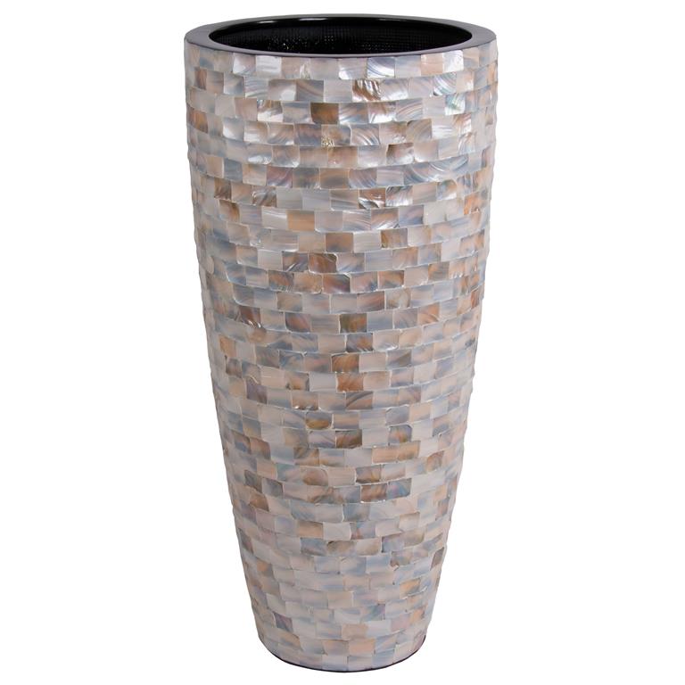 Vase The World Mauritius mother-of-pearl Ø47 x H100 cm