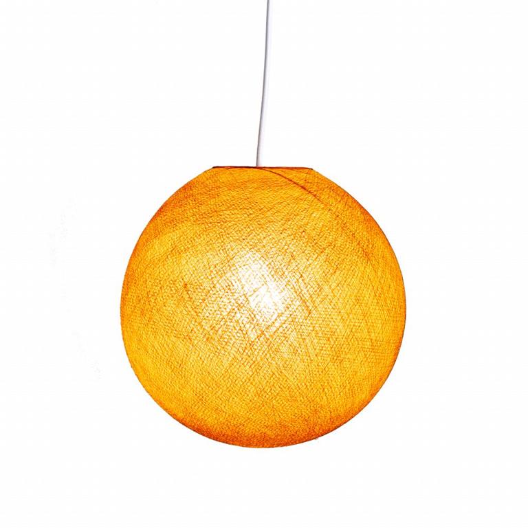 Cotton Ball Lights hanglamp geel Mustard 36 cm