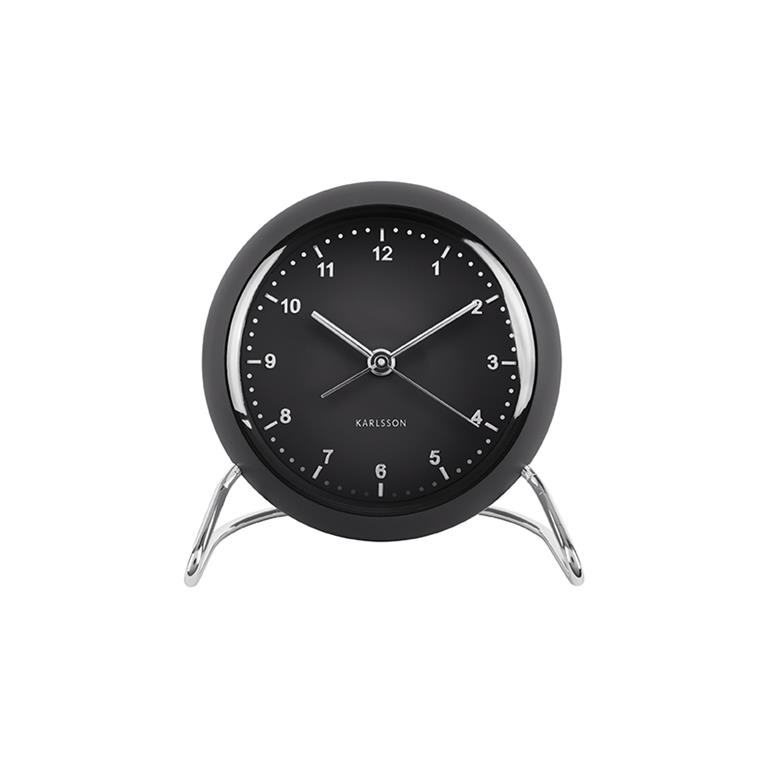 Karlsson Alarm clock Val ABS black