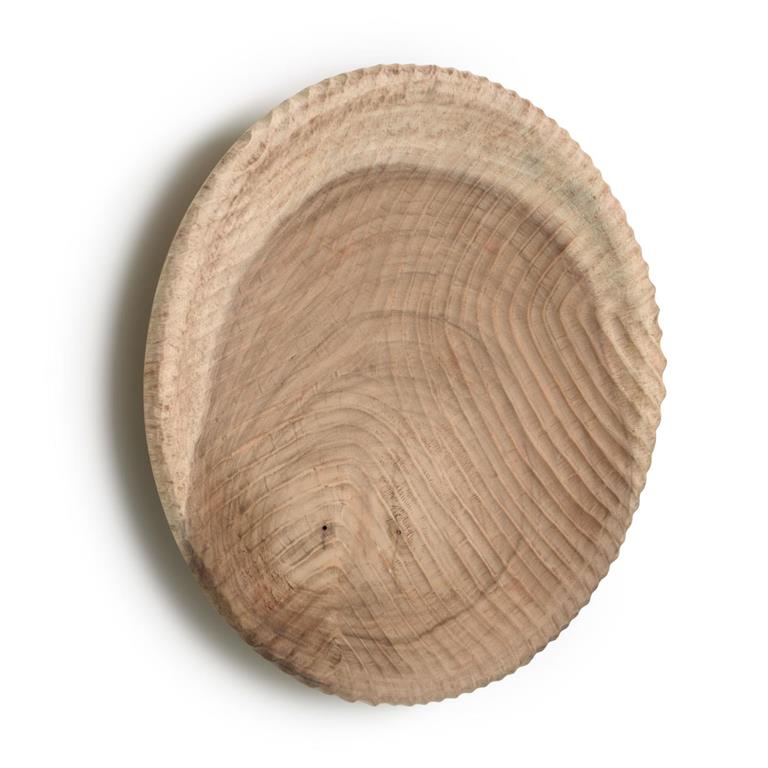 Kave Home Melya wandpaneel massief houten mungur Ø 48 cm