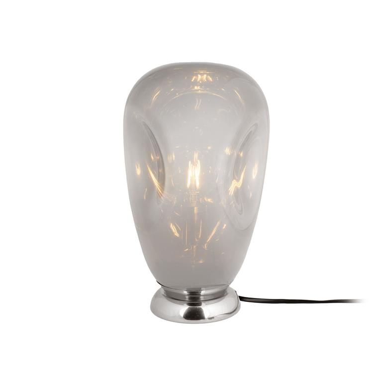 Leitmotiv Tafellamp Blown Glas Chroom Ø22x37cm