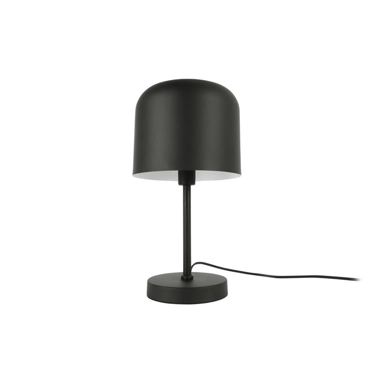 Leitmotiv Tafellamp Capa Metaal Mat Zwart Ø20x39 5cm