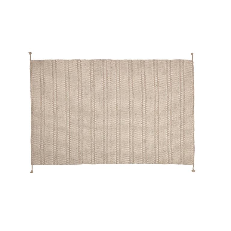 Kave Home Kaie tapijt 100% PET in beige 160 x 230 cm