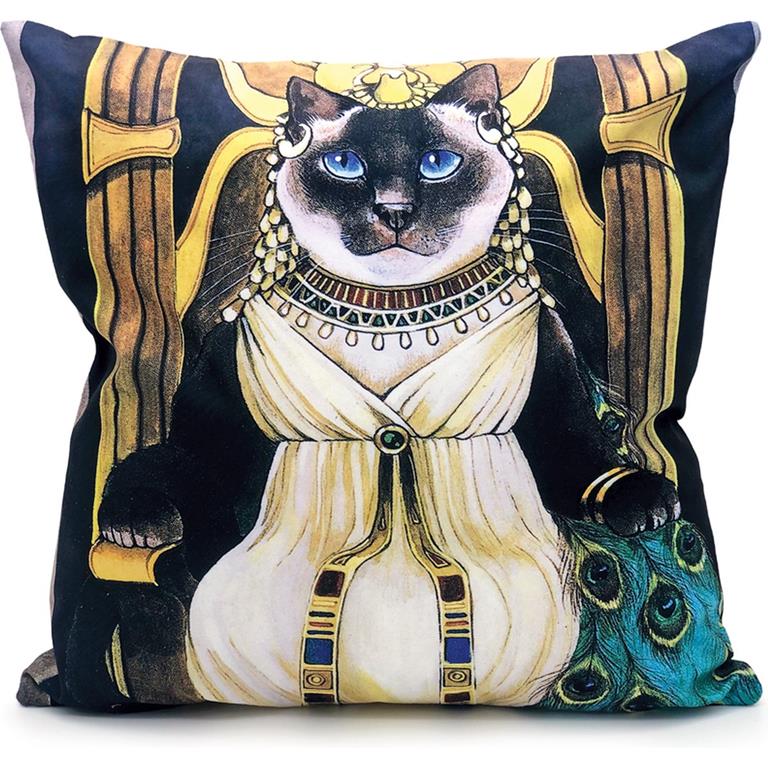 Woontante Lavandoux Katten Kussenhoes Cleopatra 45x45 cm
