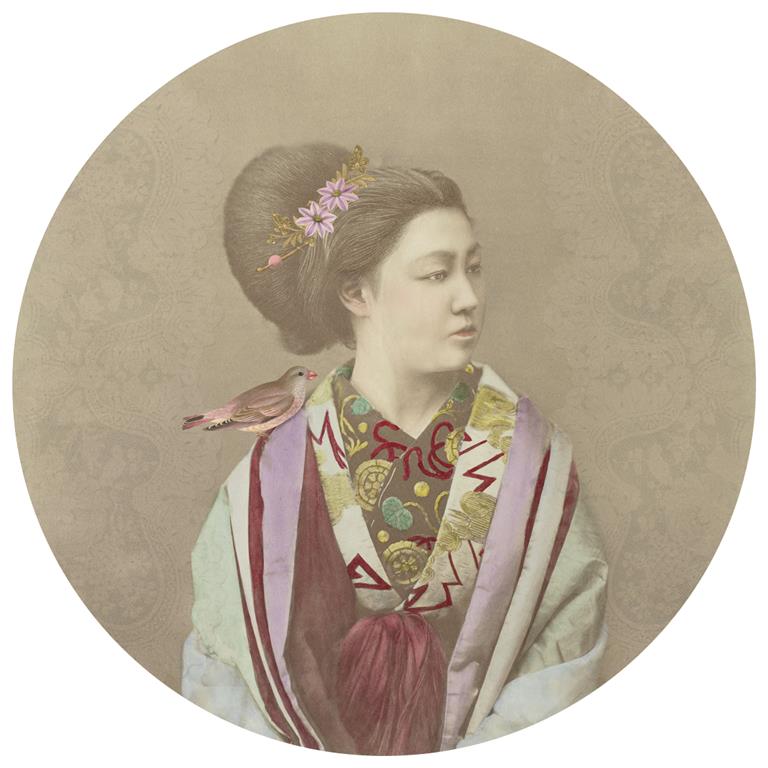Seemly | Japan Portrait Muurcirkel