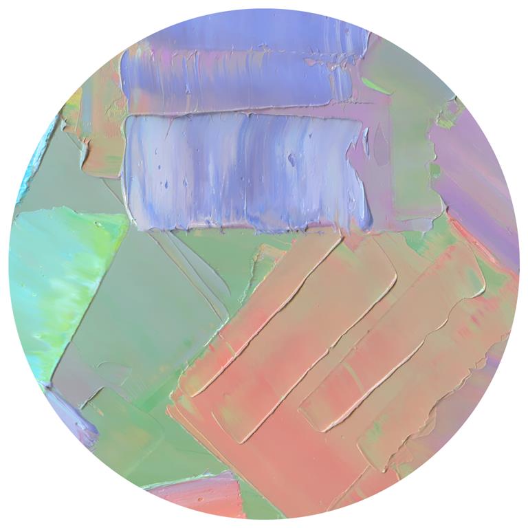 Seemly | Abstract Pastel Muurcirkel