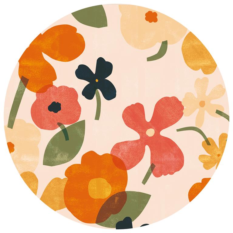 Seemly | Flowers Muurcirkel