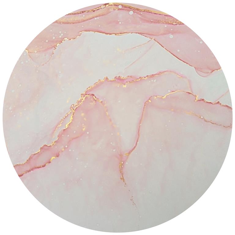 Seemly | Fluid Pink Muurcirkel