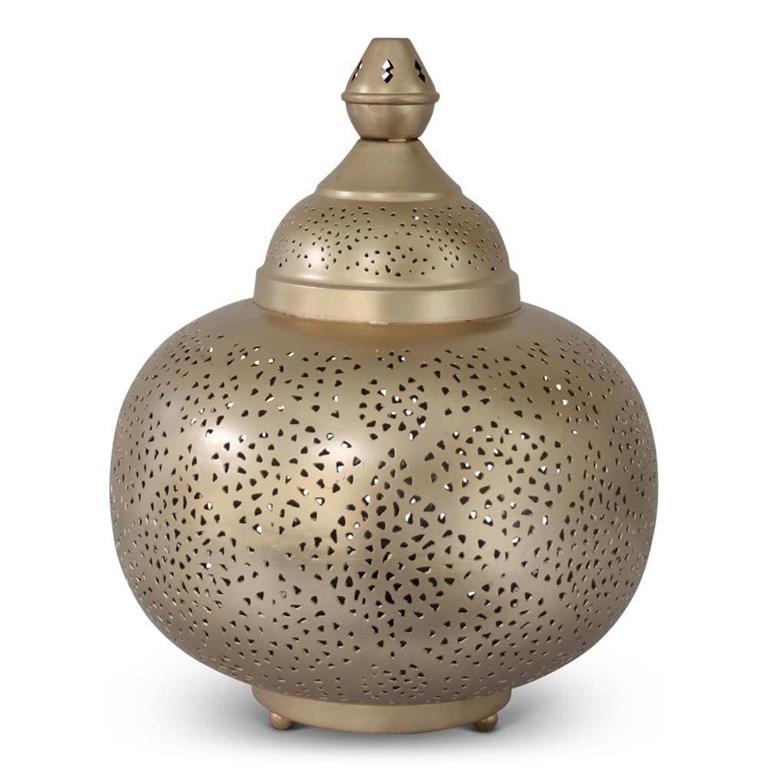 Safaary Marokkaanse Tafellamp Goud Natalya Ø 33 x 40cm