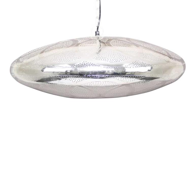 Safaary Oosterse Hanglamp Naima Zilver Ø 56 x 25cm