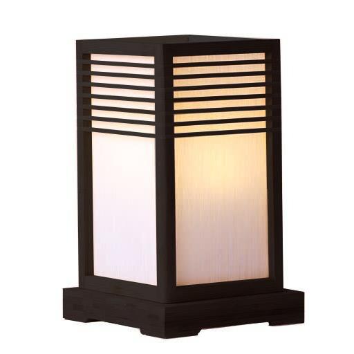 Fine Asianliving Japanse Tafellamp Zwart Okinawa B20xD20xH32cm
