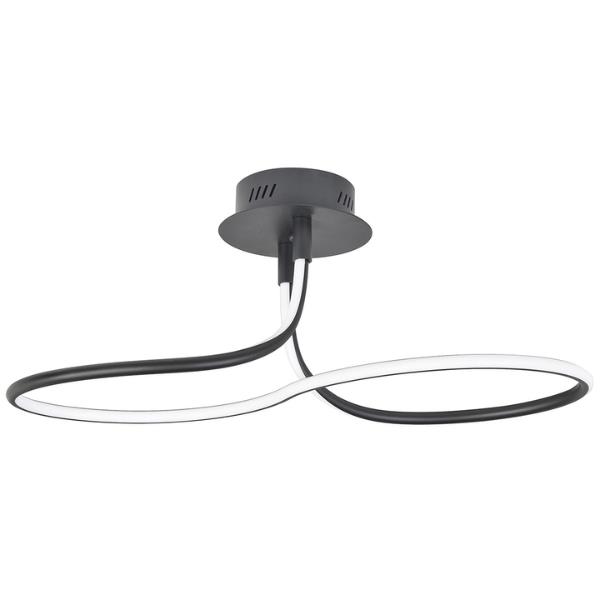Highlight Plafondlamp modern Metaal Zwart