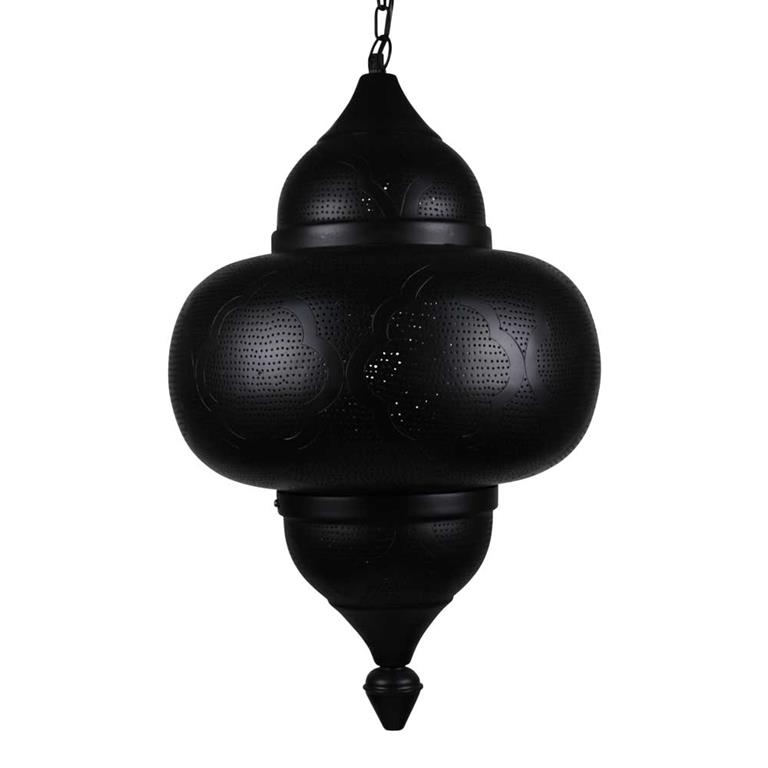 Safaary Arabische Hanglamp Ines Zwart Goud Ø 41 x 67cm