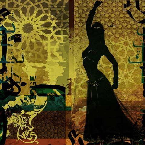 Safaary Arabische Schilderij Oriental Belly dancer