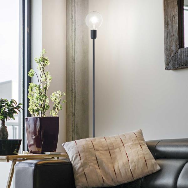 Ideal Lux Vloerlamp modern Metaal Zwart