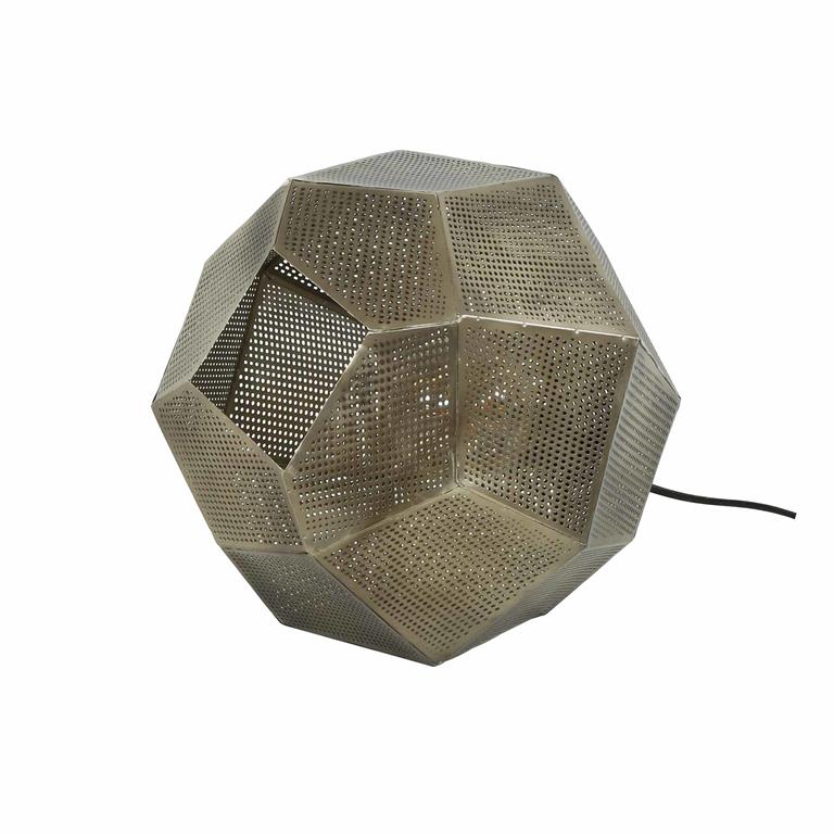 Duverger Hex Tafellamp zeshoek metaal antiek koper