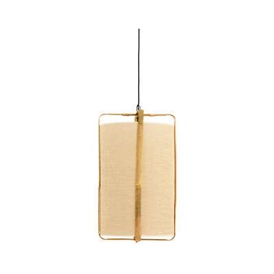 Light & Living Light&living Hanglamp Ø37x66 cm SENDAI zand+bamboe naturel