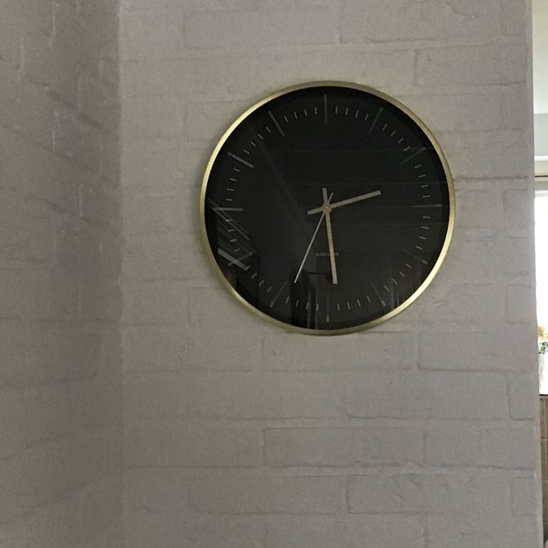 Karlsson - Wall Clock Raised Batons