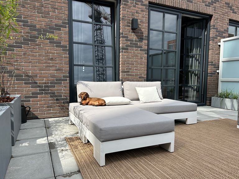 Interieur Buitenkleed Jute Outdoor Beige|Bruin