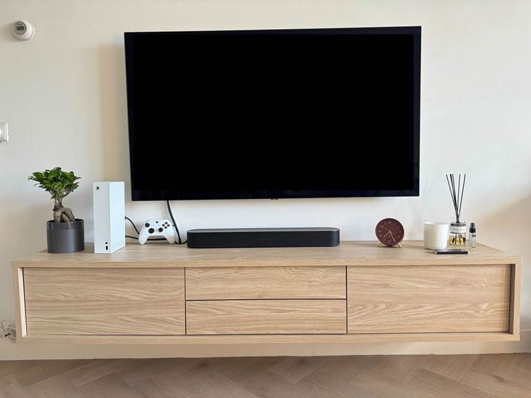 Meubella TV-Meubel Fortunato - Eiken - 180 cm - Met lades