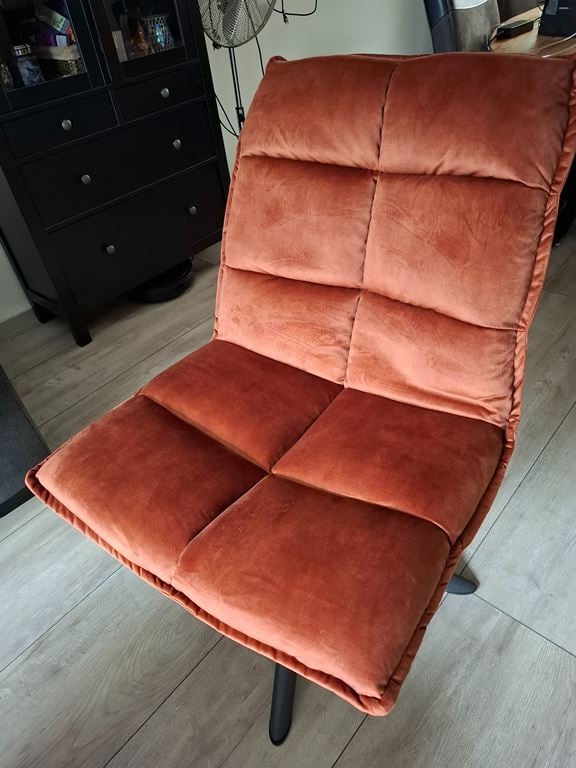 by fonQ  Lex Draaifauteuil - Velvet - Groen