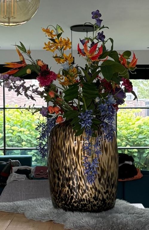 Vase The World Artic Cheetah Vaas L