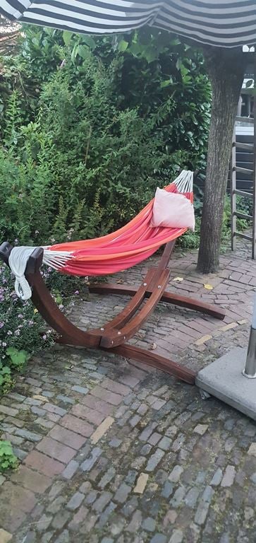 Vivere Double Cotton Hangmat met Standaard
