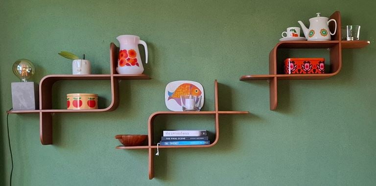 Umbra Montage Wandplank - Walnoot