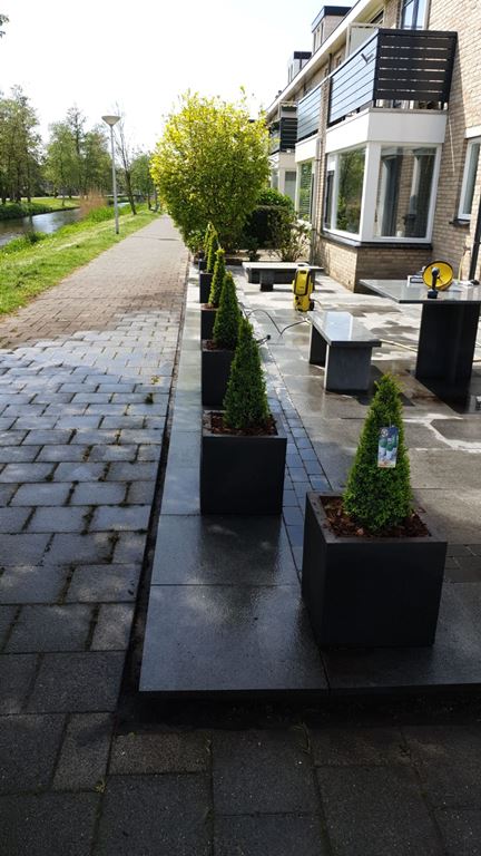 Capi Europe Urban Smooth Vierkant Bloempot 40 cm