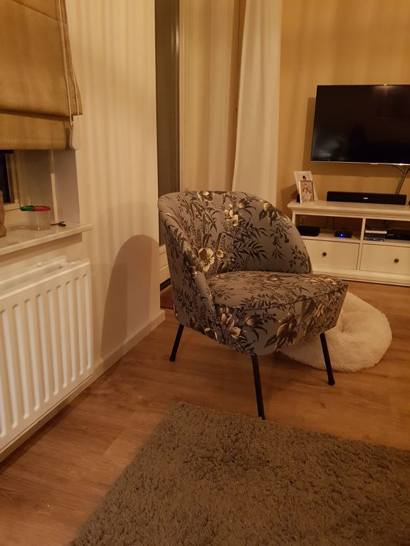 BePureHome Vogue Fauteuil - Fluweel Poppy Grijs