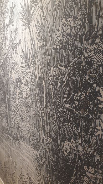 Art for the Home Jungle Fotobehang in Black 