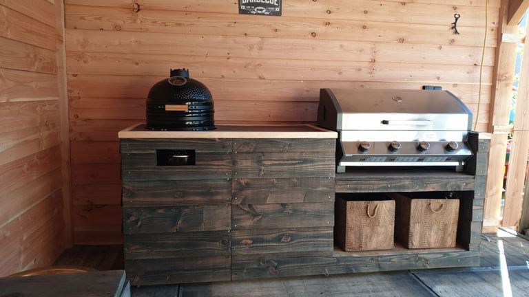 Patton Kamado Grill Table Chef Classic 15" Keramische Barbecue Ø 53 cm