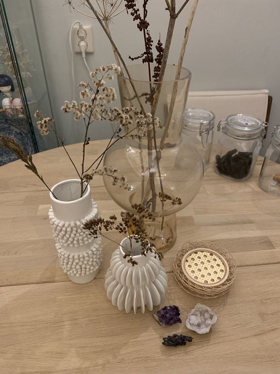 Bloomingville Witte Vaas Keramiek