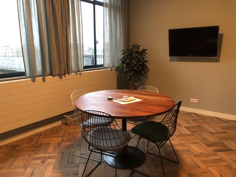 Light & Living Eettafel Biboca - Hout|Zwart - Ø120cm