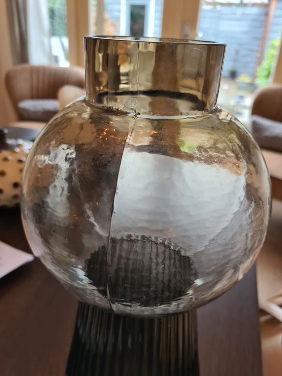 Bloomingville Brown Glass Vaas