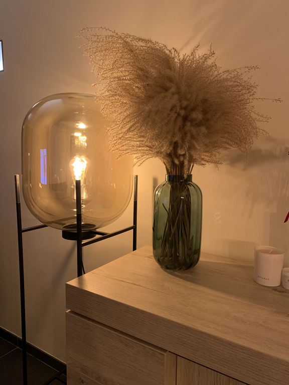Bloomingville Green Glass Vaas