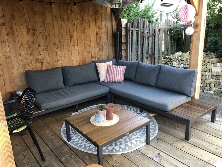 Exotan La Vida Loungeset - Teak/Antraciet