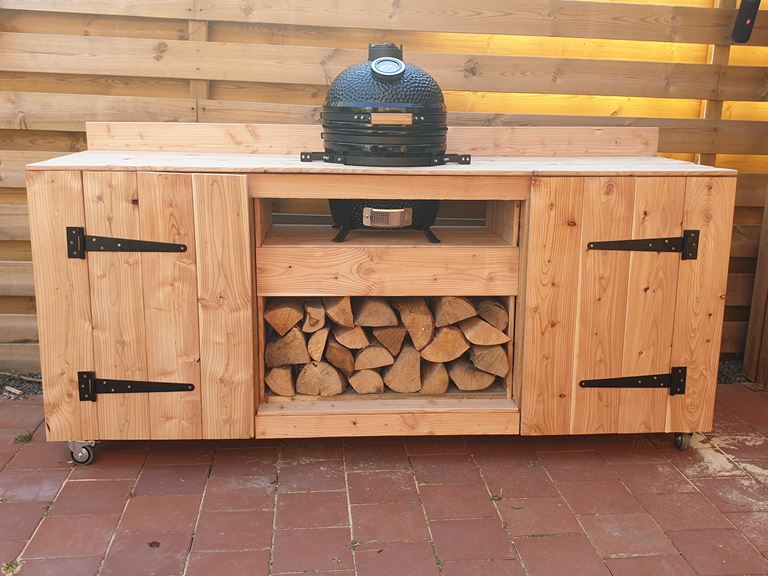Patton Kamado Grill Table Chef Classic 15" Keramische Barbecue Ø 53 cm