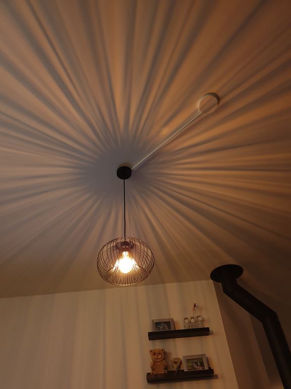 Lucide VINTI Hanglamp - Zwart