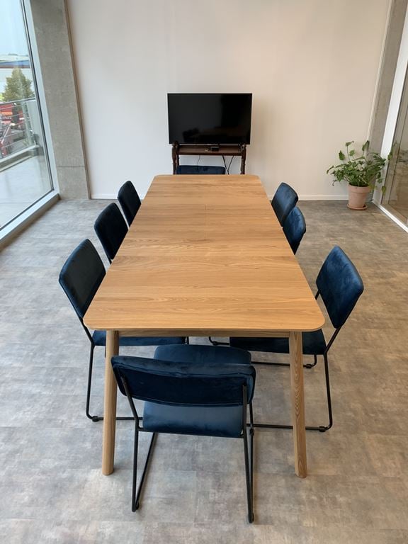 by fonQ basic Slim Eetkamerstoel - Donkerblauw