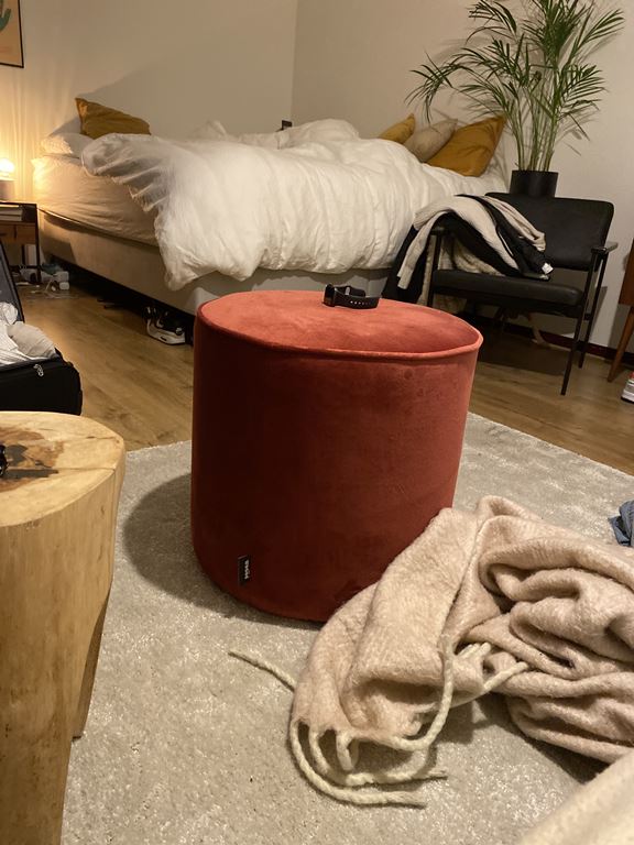 Woood Sara Poef Ø 46 cm